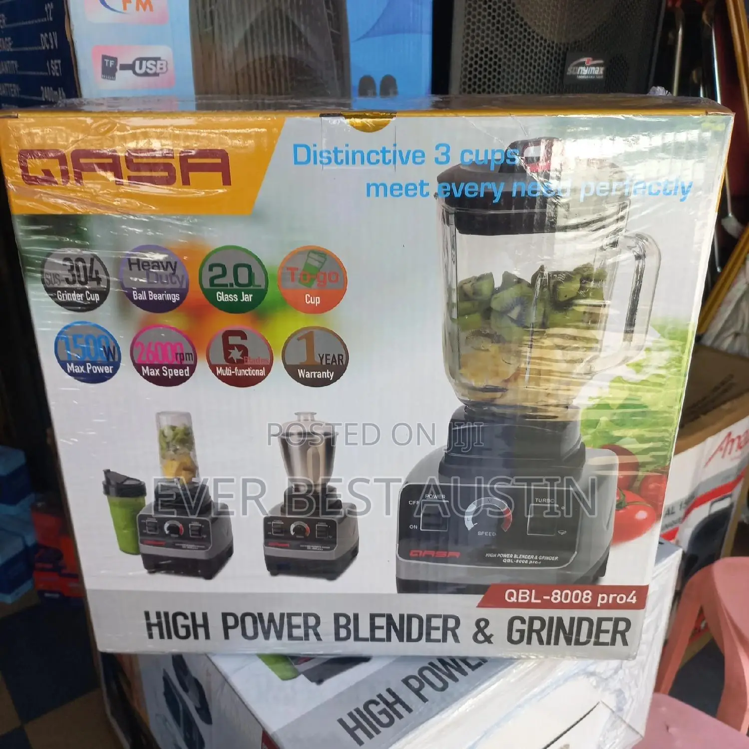 Qasa Industrial Blender 3in1 Pro 4