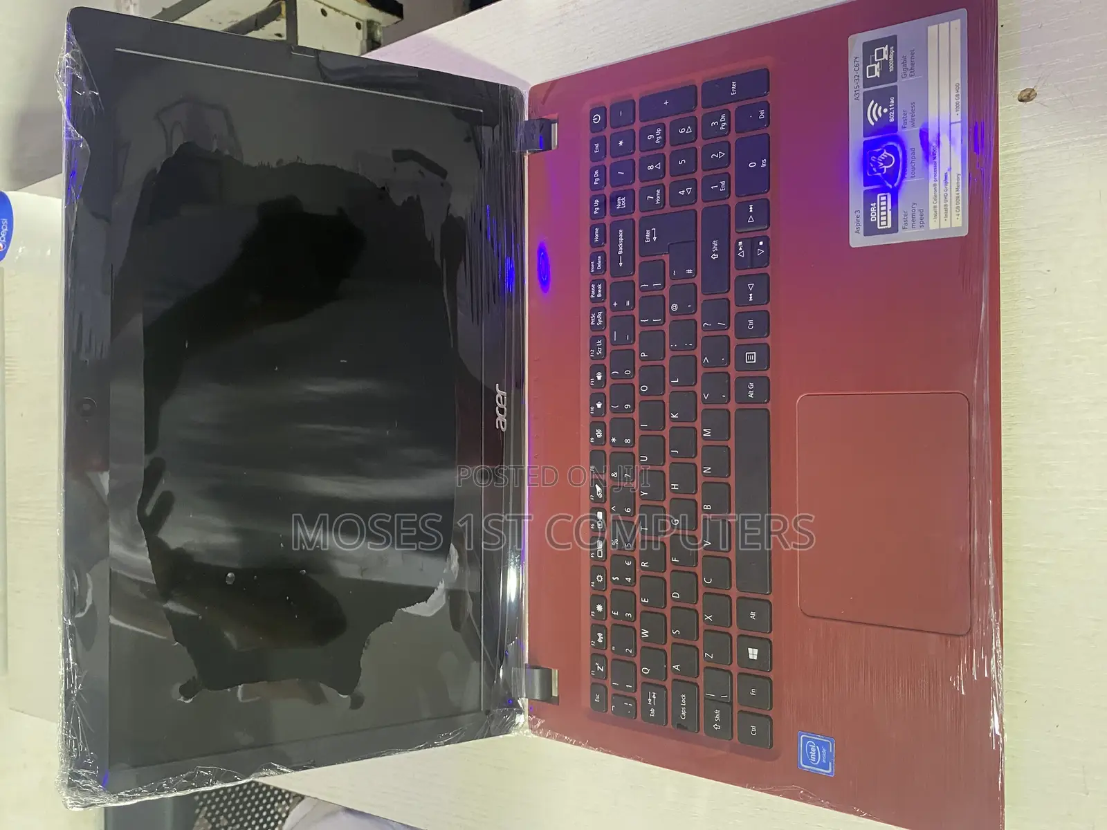 New Laptop Acer 8GB Intel HDD 500GB