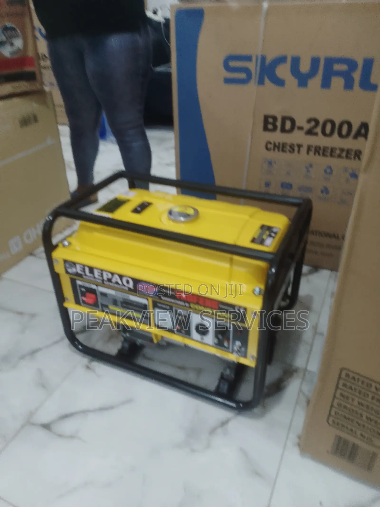 Petrol Power Generator 4.5kva Elepaq Constant Sv6800