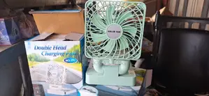 Solar Usb Rechargeable Tabletop Fan