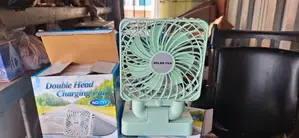 Solar Usb Rechargeable Tabletop Fan