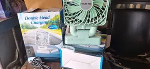 Solar Usb Rechargeable Tabletop Fan