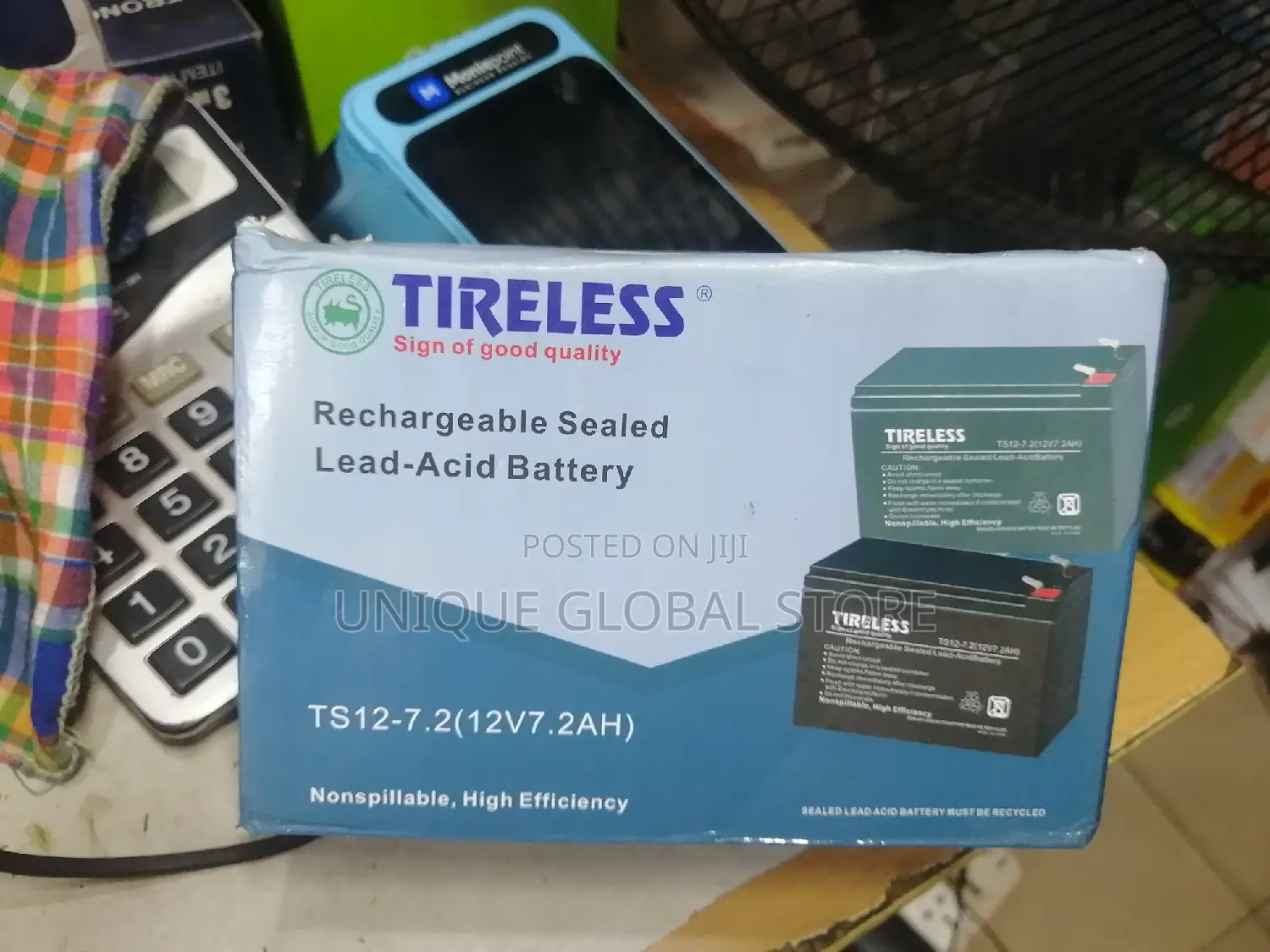 Tireless Rechargeable Battery 12v7.2ahs