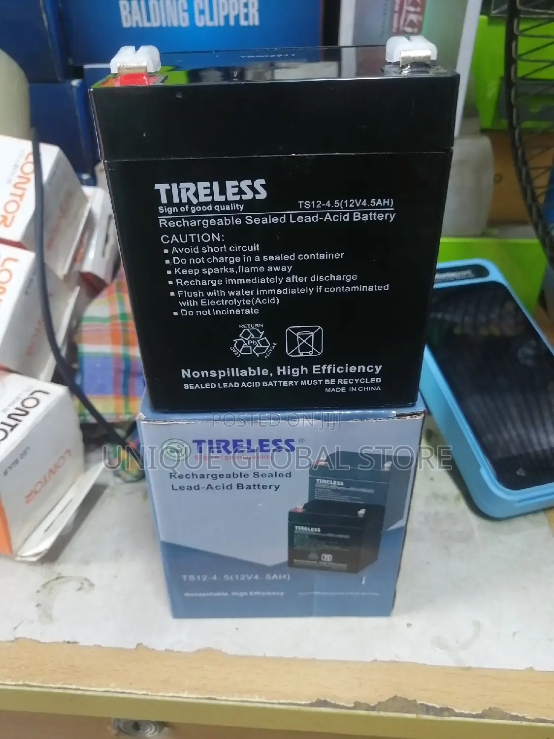 Tireless Ups Replacement Battery 12v 4.5ah