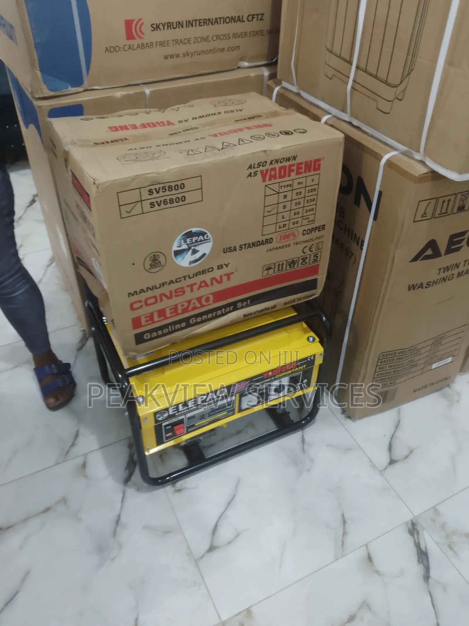 Superb Sv6800 Elepaq Constant 4.5kva Generator Manual