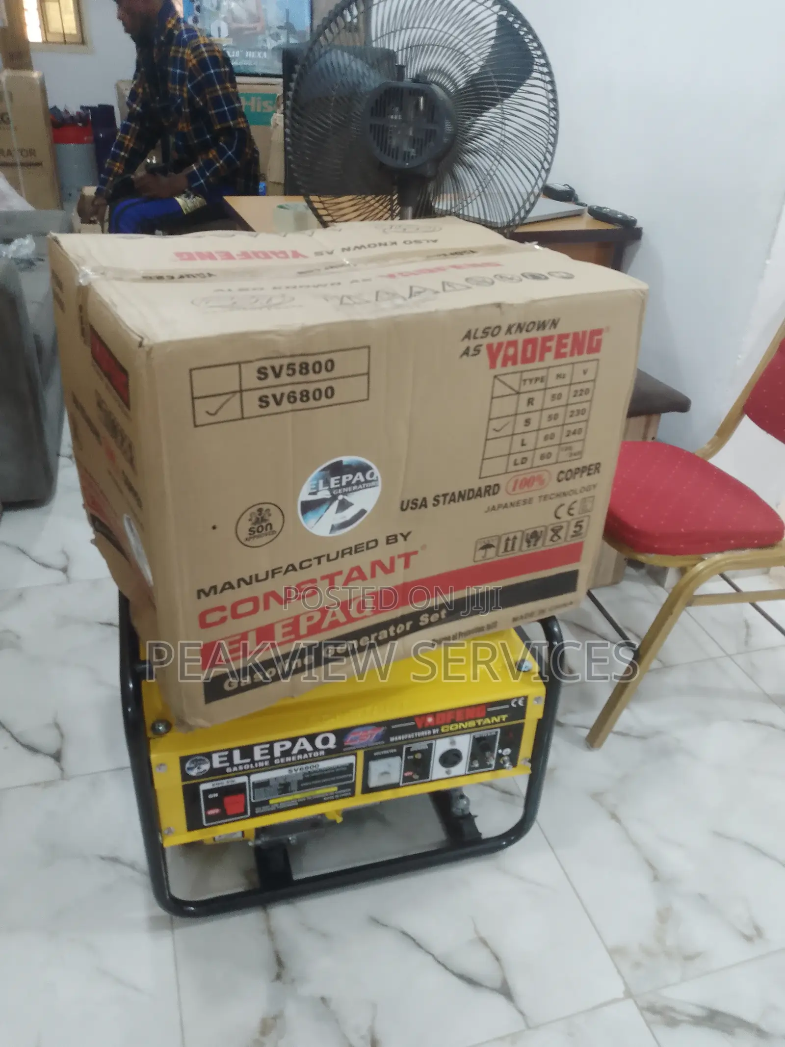 Superb Sv6800 Elepaq Constant 4.5kva Generator Manual