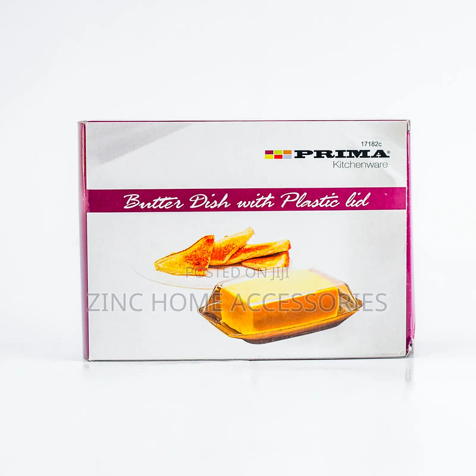 Prima Butter Dish With Plastic Lid