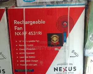 Nexus 18 Rechargeable Fan With Remote -Nx-Rf5118