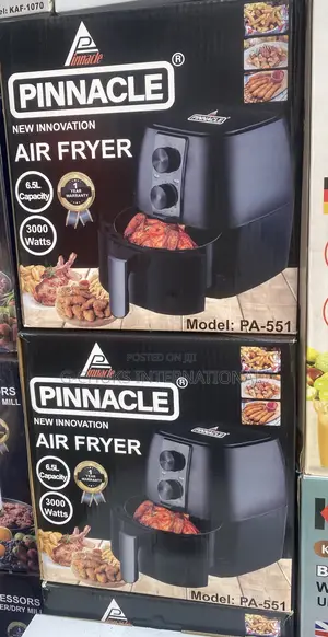 Pinnacle Extra Large Capacity Digital Air Fryer-6.5l