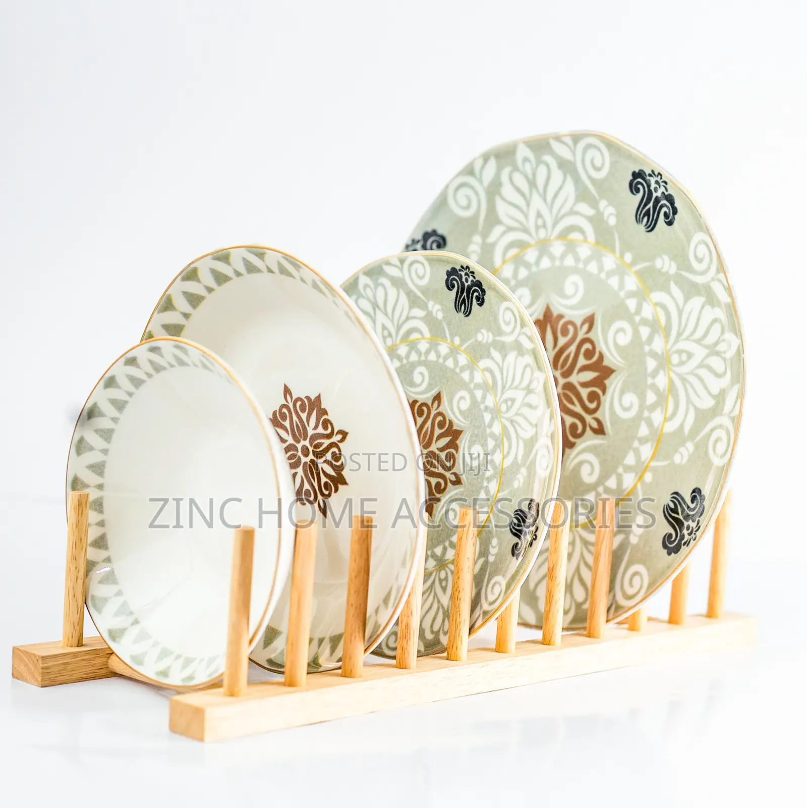 Oms 24pc Cinza Porcelain Set