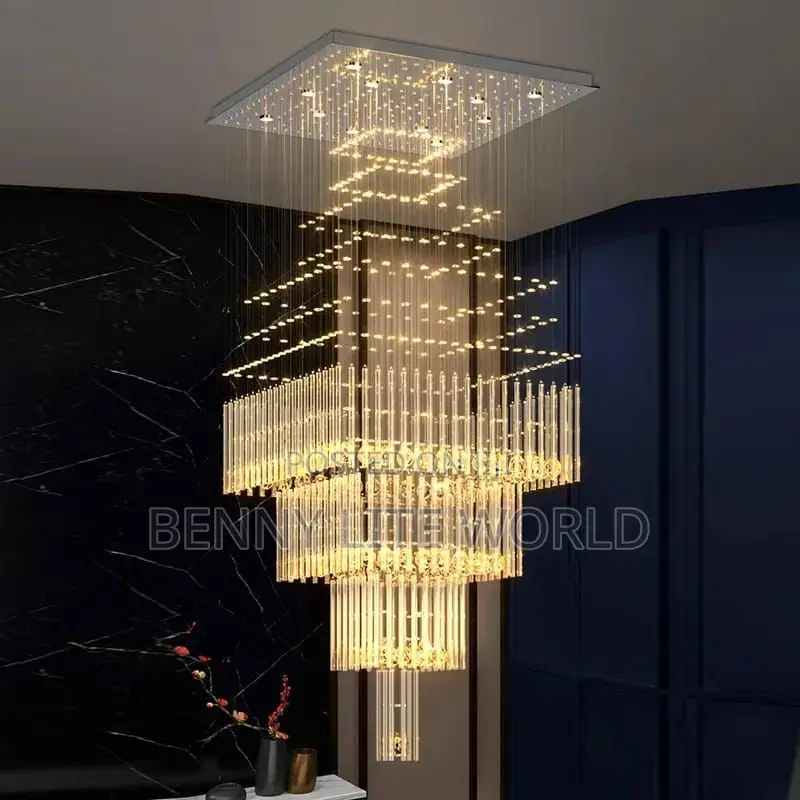 Luxury Crystal Modern Dropping Chandelier Light