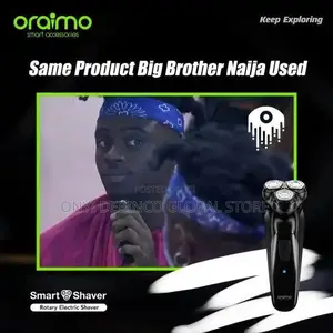 Oraimo Smart Shaver 3D Rotary Electric Smooth to Shave