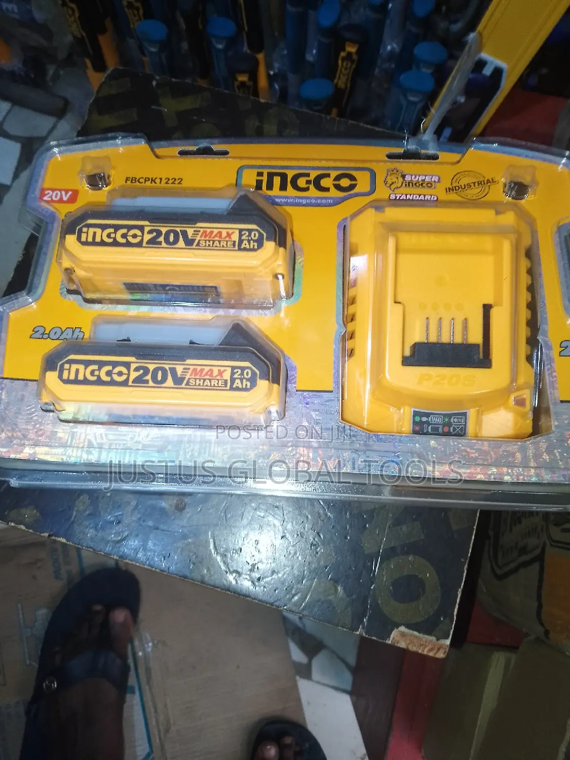 20v Original Ingco Batteries 4 and 2 Amps