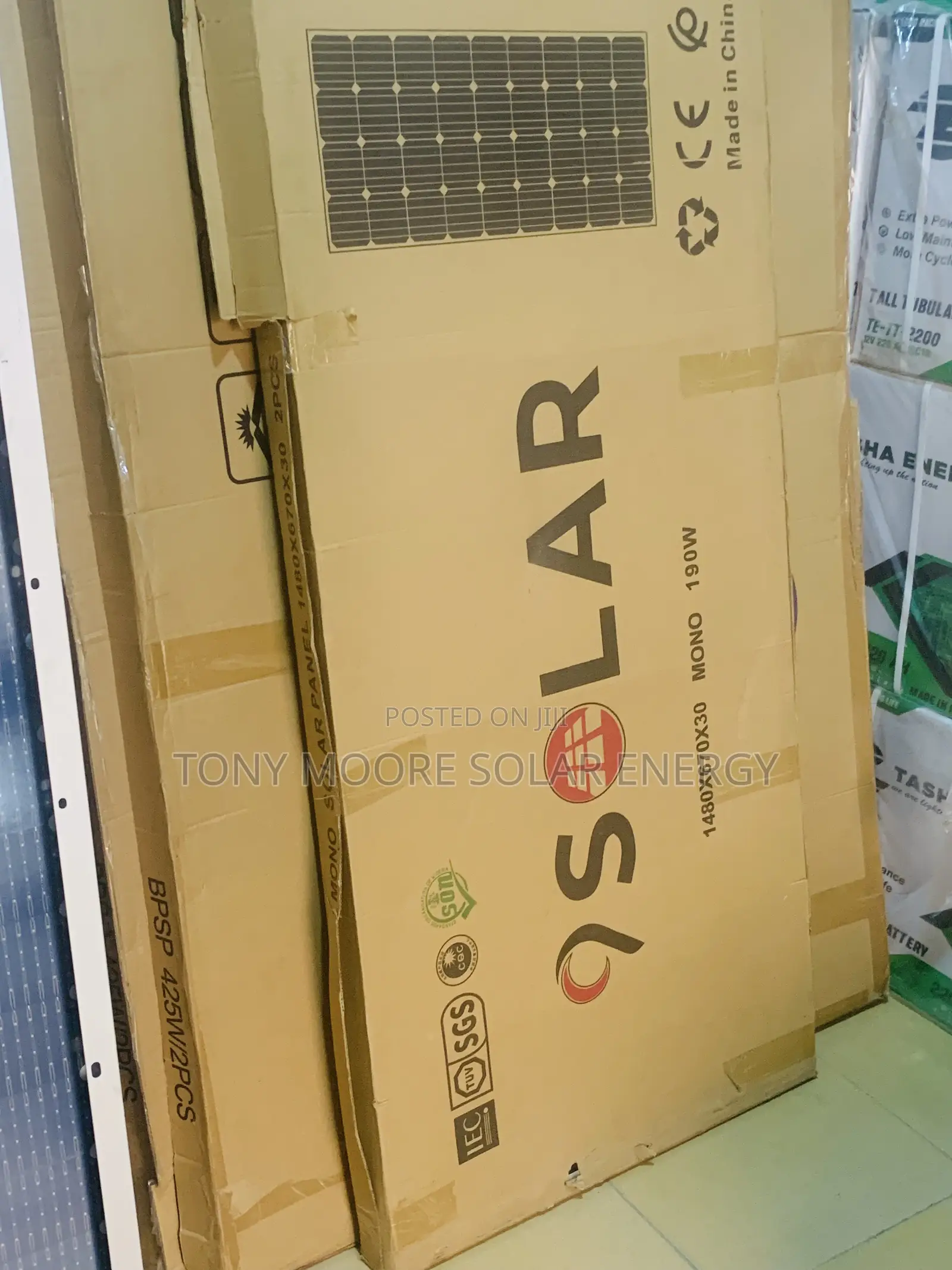 9solar 190w 12v Solar Panel
