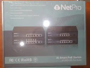 NPG-04-65WS 6-Port Gigabit Poe Switch With 2SFP Ports