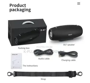 Zealot S67 Portable Wireless Bluetooth Speaker.