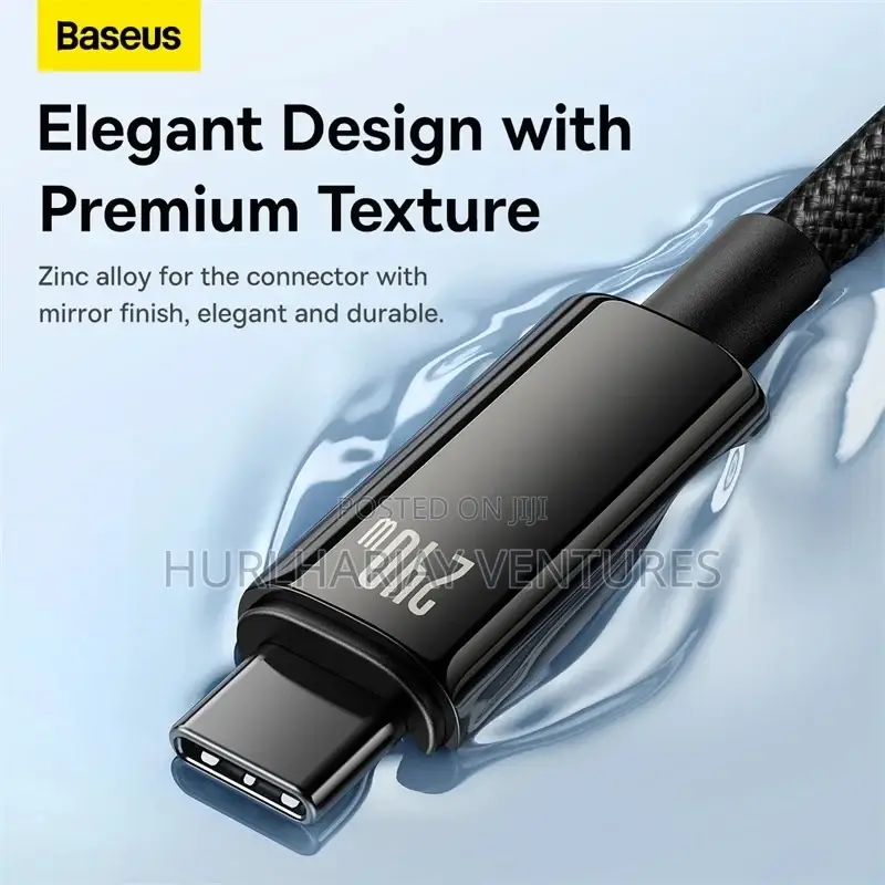 2m Baseus 240w Pd3.1 Fast Charging Cable