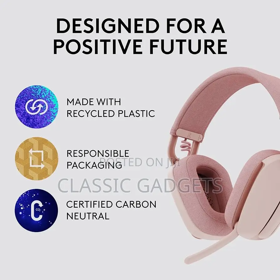 Logitech Zone Vibe 100 Lightweight Wireless Headset With Mic