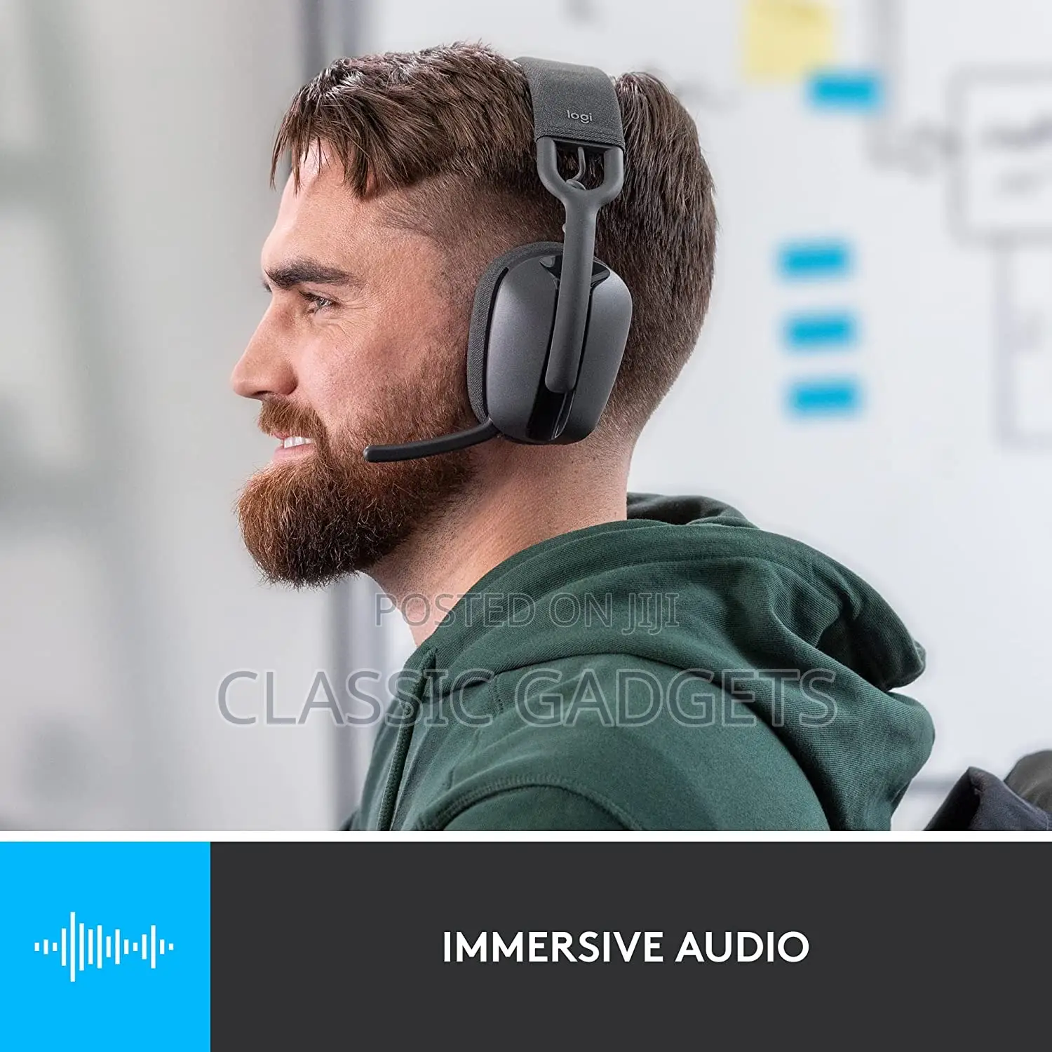 Logitech Zone Vibe 100 Lightweight Wireless Headset With Mic