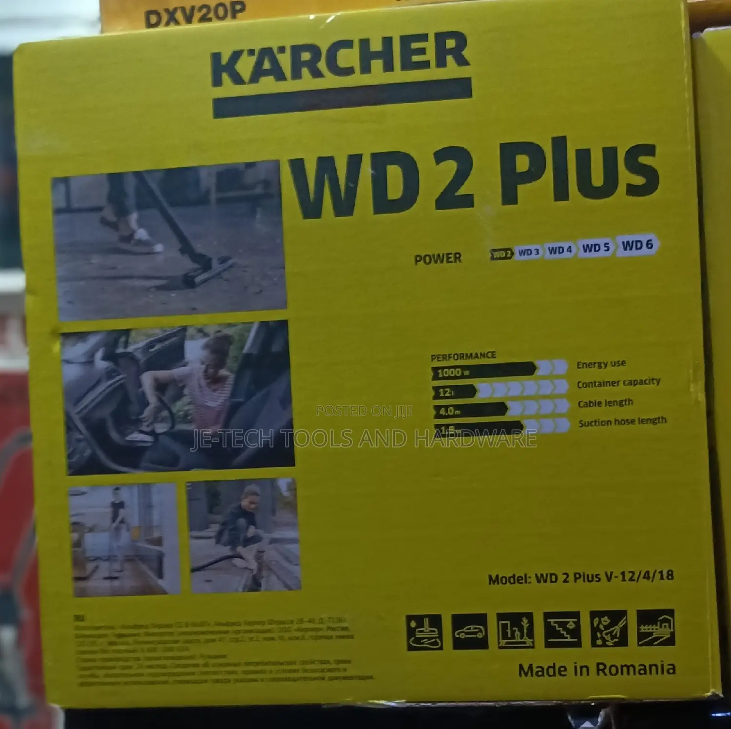 Karcher Wd2 Plus Vacuum Cleaner. Wet Dry Multi Pur. 12l
