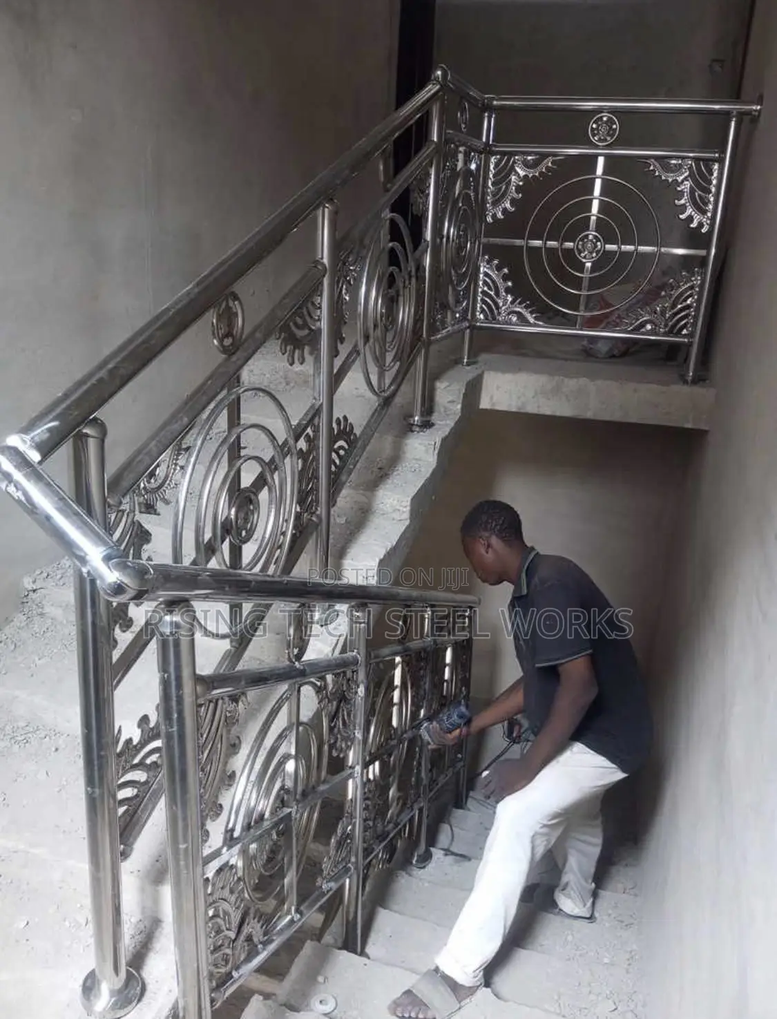 Stainless Angle Flower Design