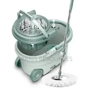 360 Degrees Spin Mop With Rollers And Stainless Sieve