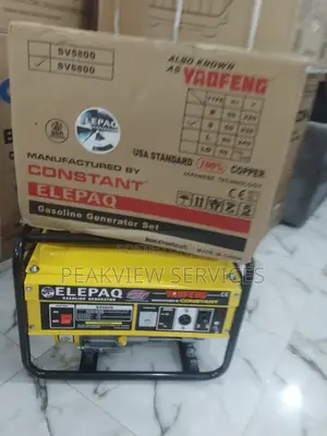 Fantastic Quality Sv6800 Elepaq Constant 4.5kva Generator