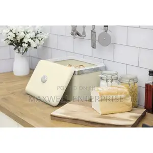 Swan Retro Bread Bin Cream