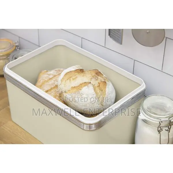 Swan Retro Bread Bin Cream