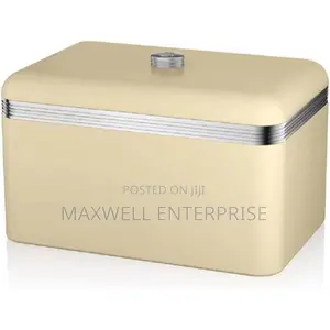 Swan Retro Bread Bin Cream