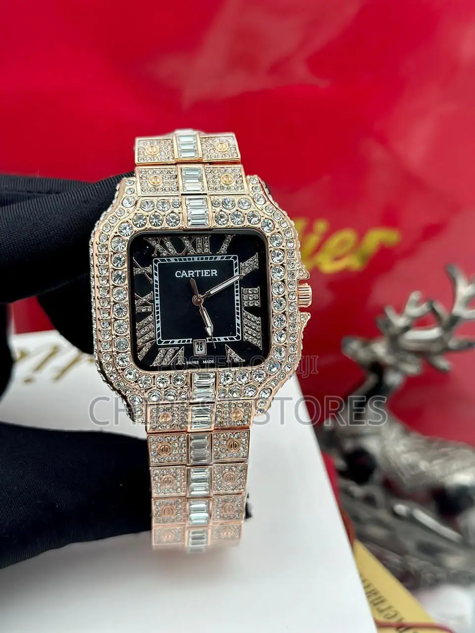 Stoned Cartier Chain