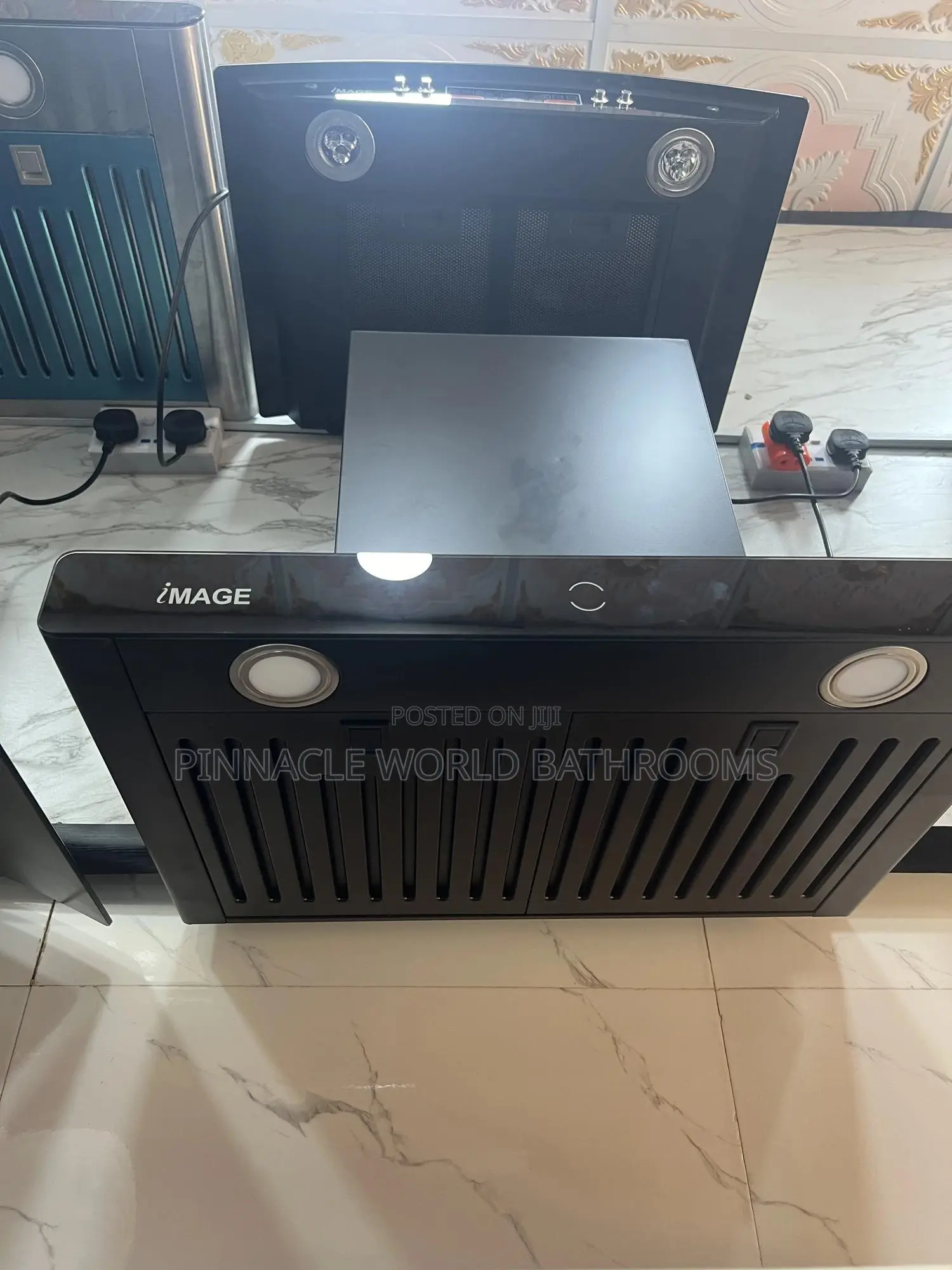 60CM Image Square Range Hood Kitchen Extractor Fan