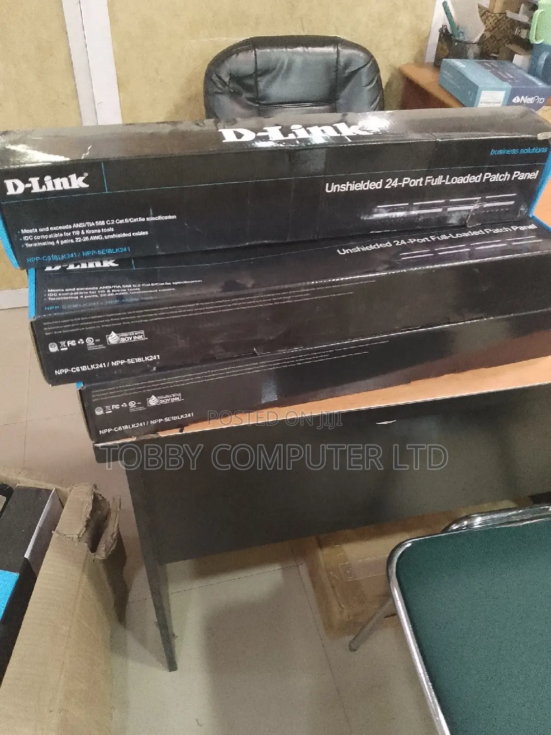 D-Link Unshielded 24-Port Full-Loaded Patch Panel