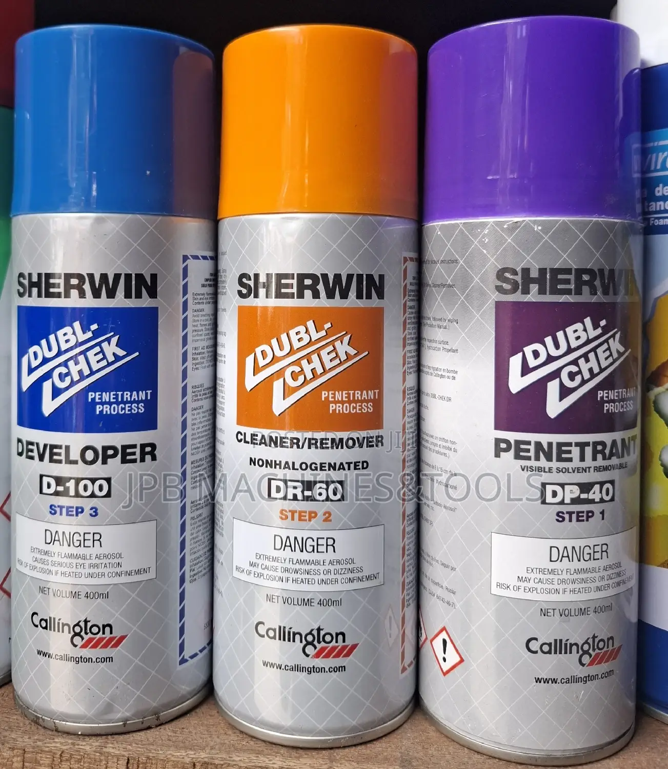 Double Crack Detector Penetrant,Cleaner/Remover,Developer)