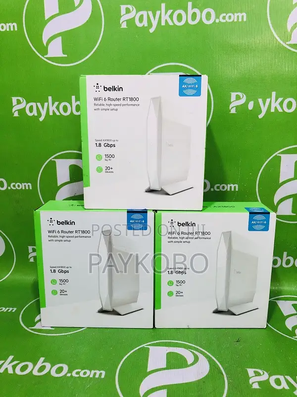 Belkin Rt1800 Wifi 6 Router
