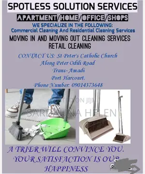 Thorough Cleaning of Your Home Offices and Shops.