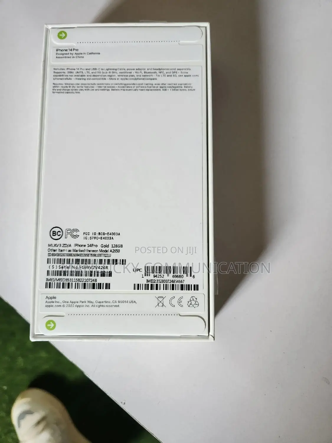New Apple iPhone 14 Pro 128 GB Gold