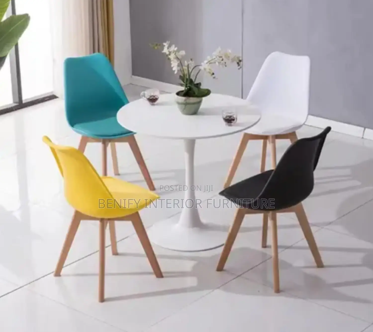 Round Wooden Simple Table