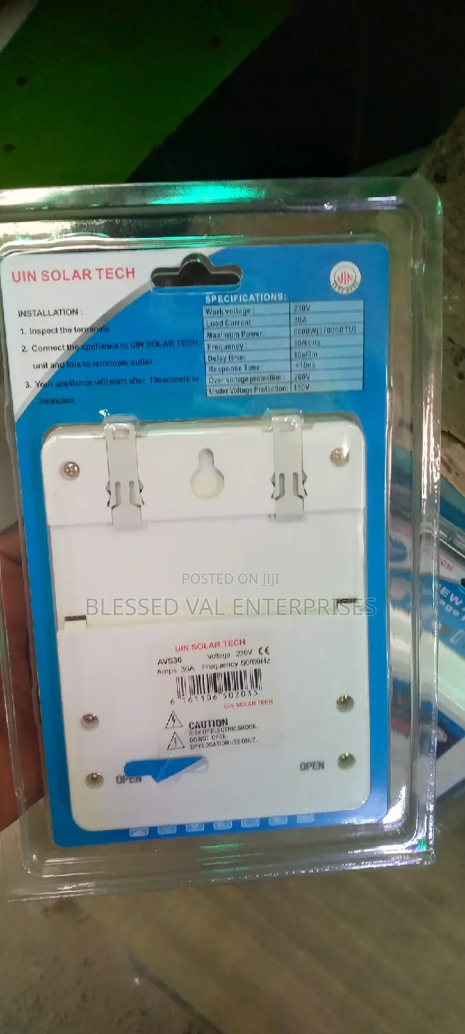 Uin Solar Tech New Avs 30A Voltage Protector