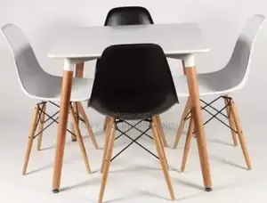 Simple Square 4 Seater Dining Set