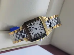 Original Cartier Silver Gold Chain Watch Is Available