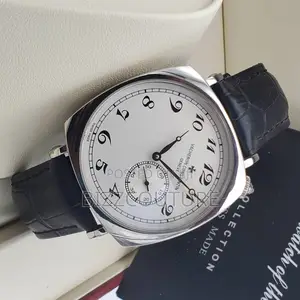 Original Vacheron Constantin Geneva Black Leather Watch