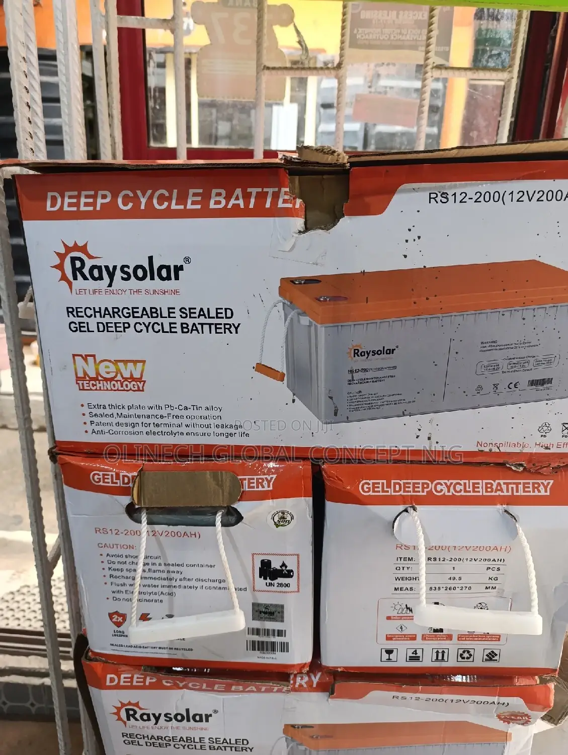 Ray Solar Deep Circle Dry Cell Battery