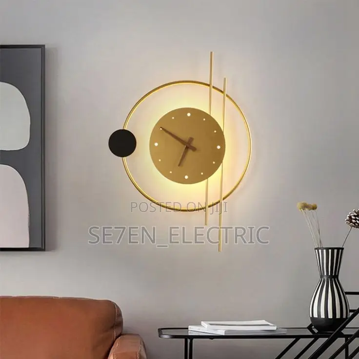 Wall Light Clock