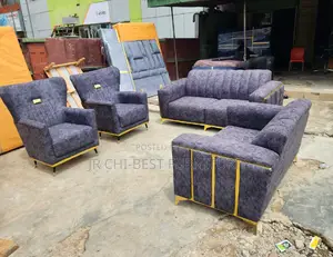 Superb Complete Set Upholstery Sofa Chairs | Couch | Chairs