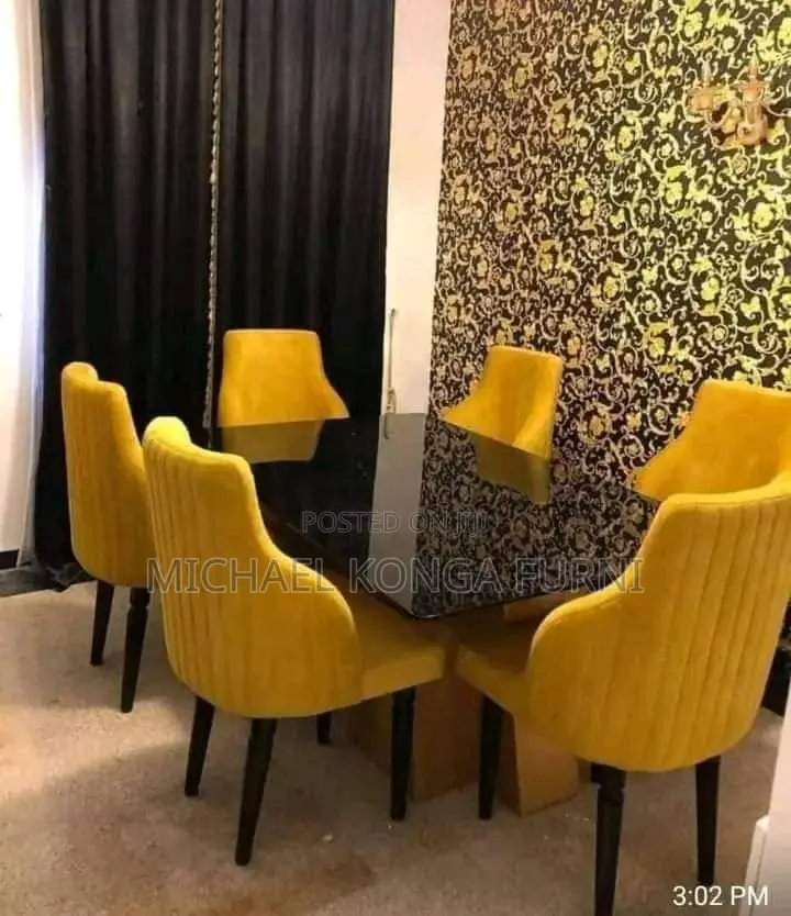Classic Dinning With Marble Top