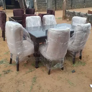 Marble Top 6 Setters Dining Set