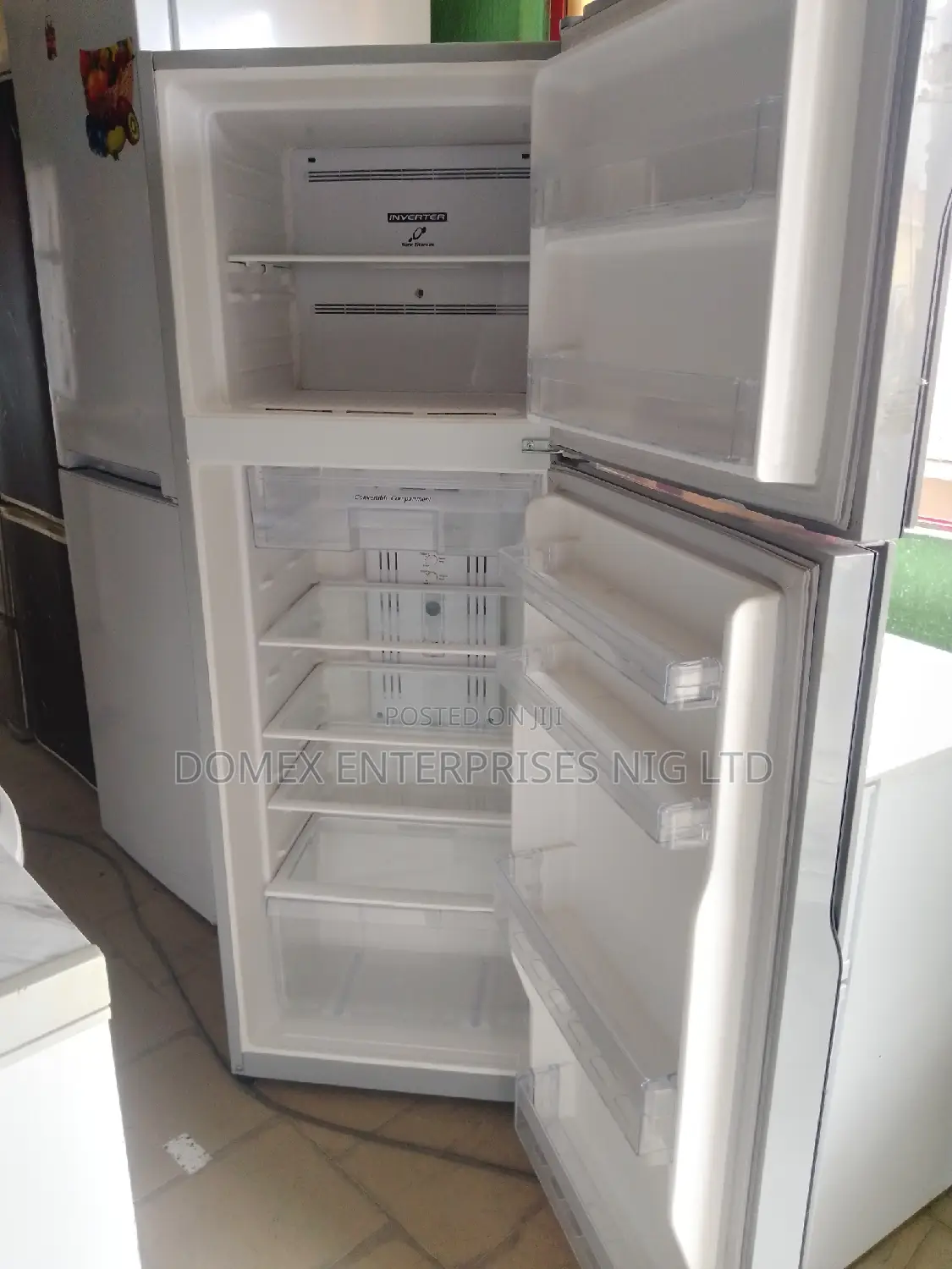 Double Door Fridge and Freezer