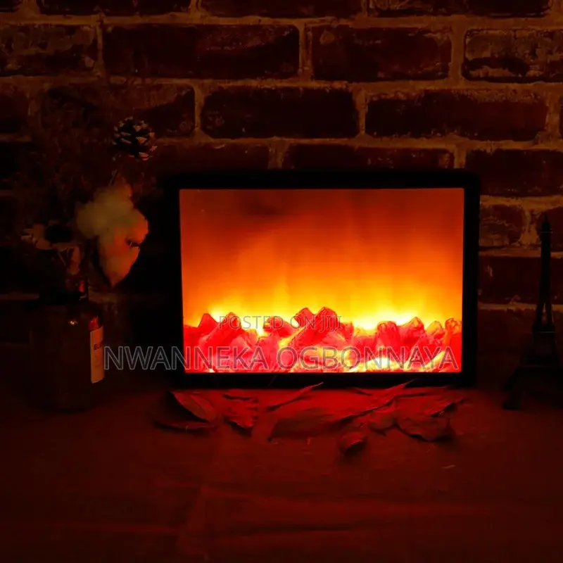 Flame Fireplace Light With Remote Control