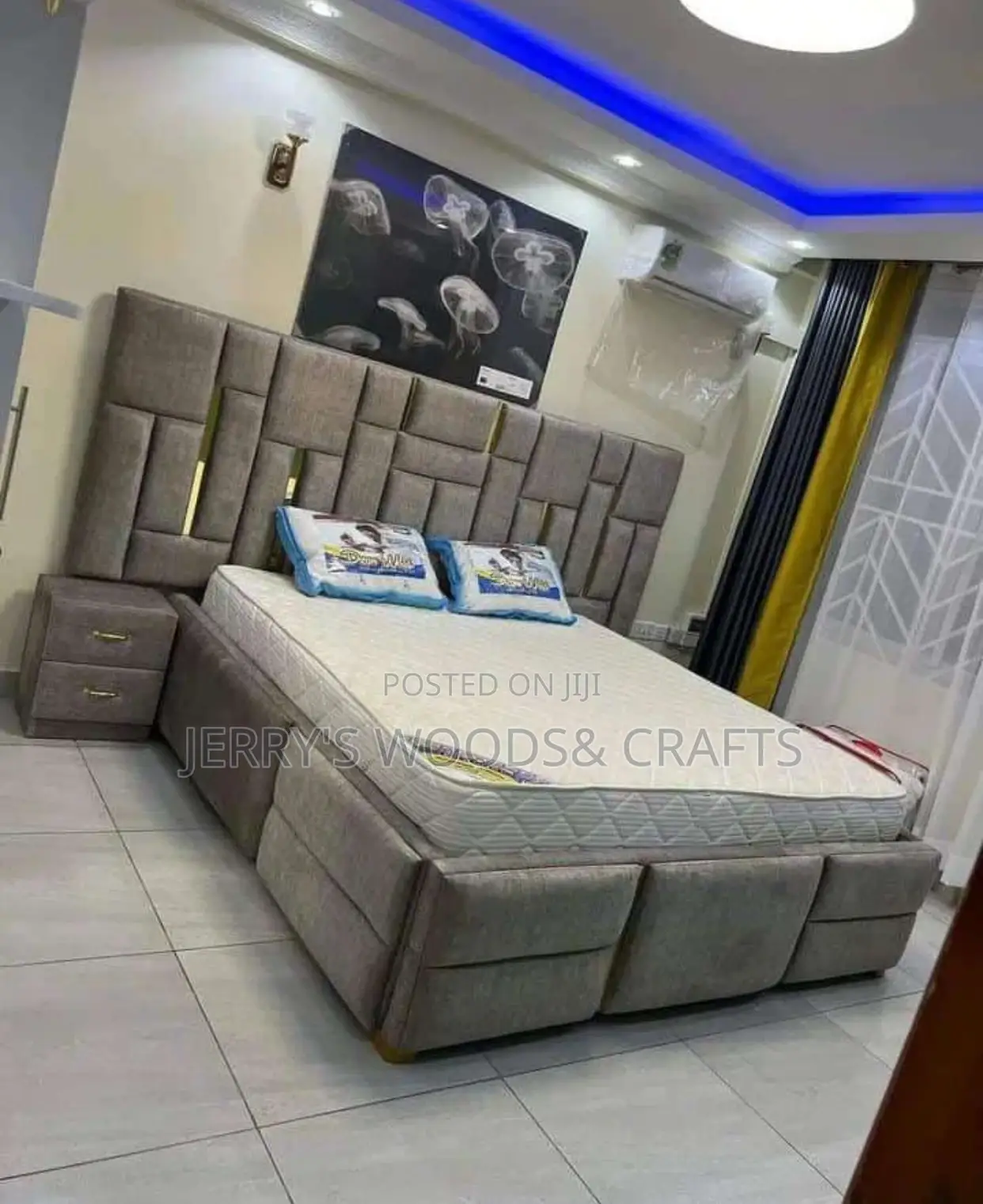 6by6 Padded Bedframe